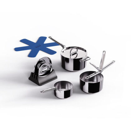 Joseph Joseph Folding Handle 3pc Saucepan Set