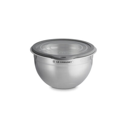 Le Creuset SS Mixing Bowl with Glass Lid 23cm
