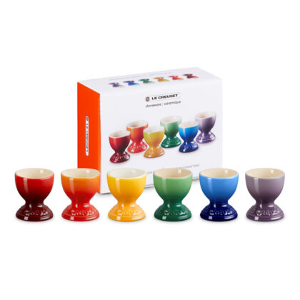 Le Creuset Rainbow Set of 6 Egg Cups