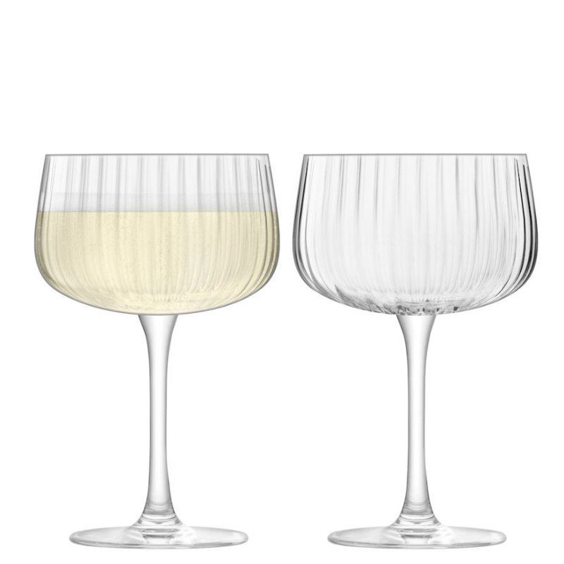 LSA Arc Flow Saucer/Cocktail 250ml x 2