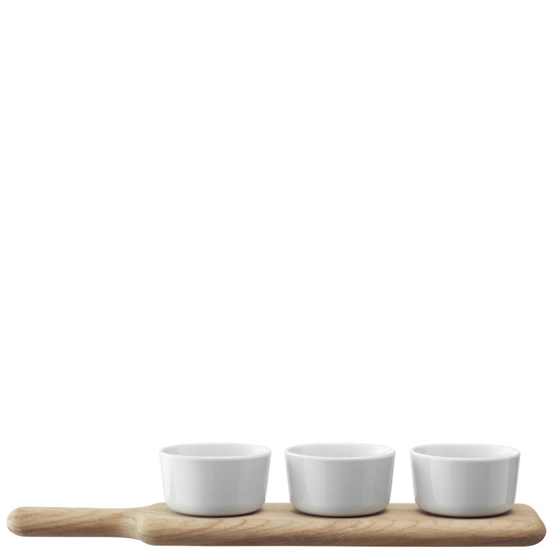 LSA Paddle Bowl Set & Oak Paddle L40cm