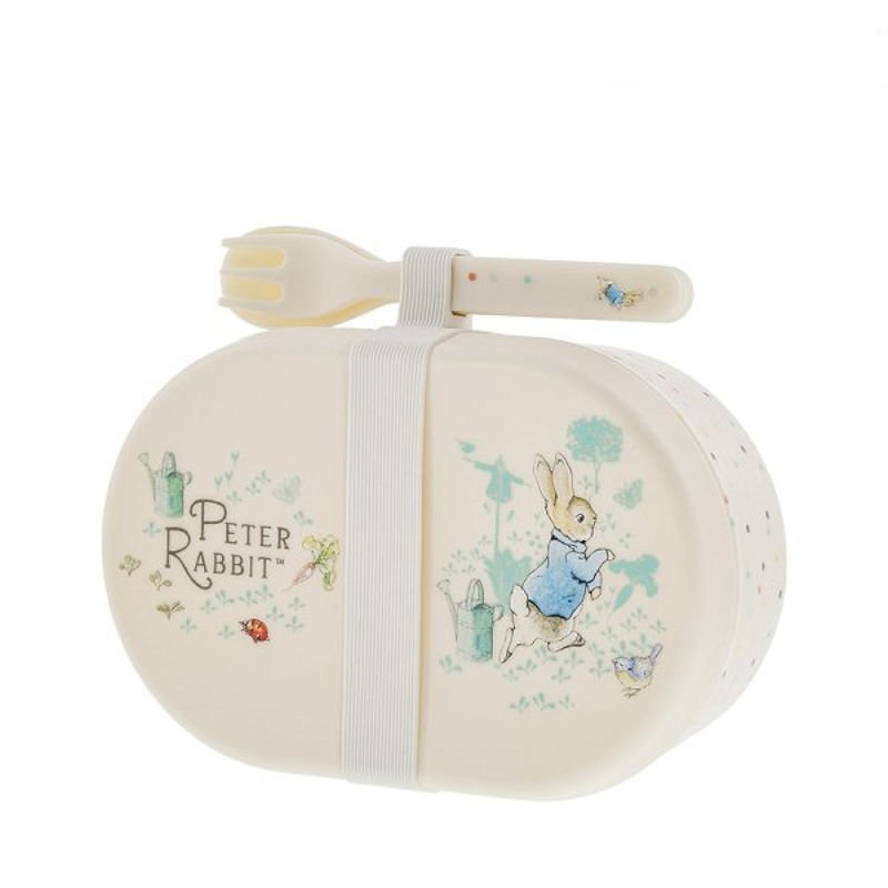 Peter Rabbit Snack Box with Cutlery Set