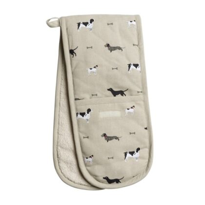 Sophie Allport Woof Double Oven Gloves