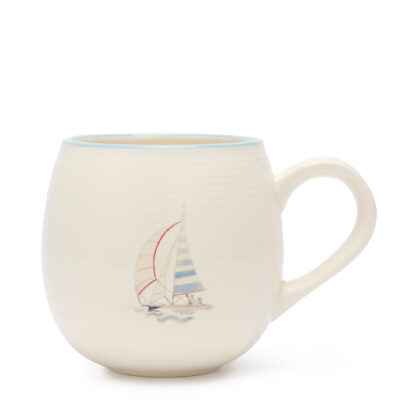 Sophie Allport Coastal Boats Stoneware Mug