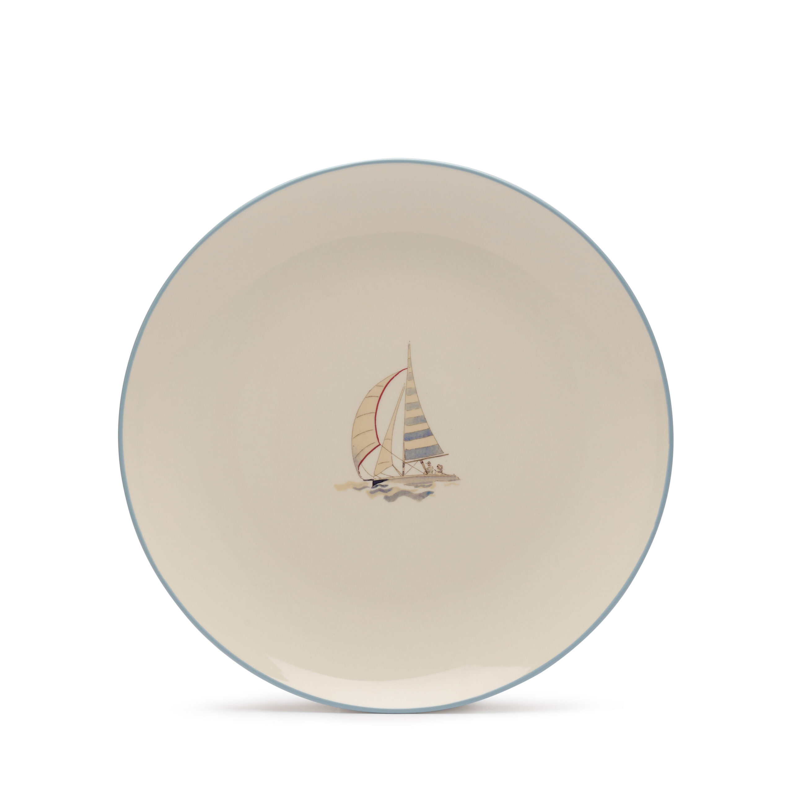 Sophie Allport Coastal Boats Stoneware Plate