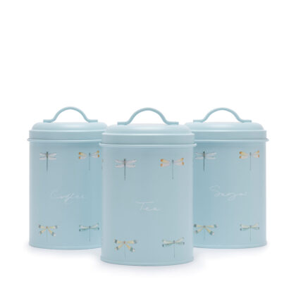 Sophie Allport Watercolour Dragonfly Tins 3pc